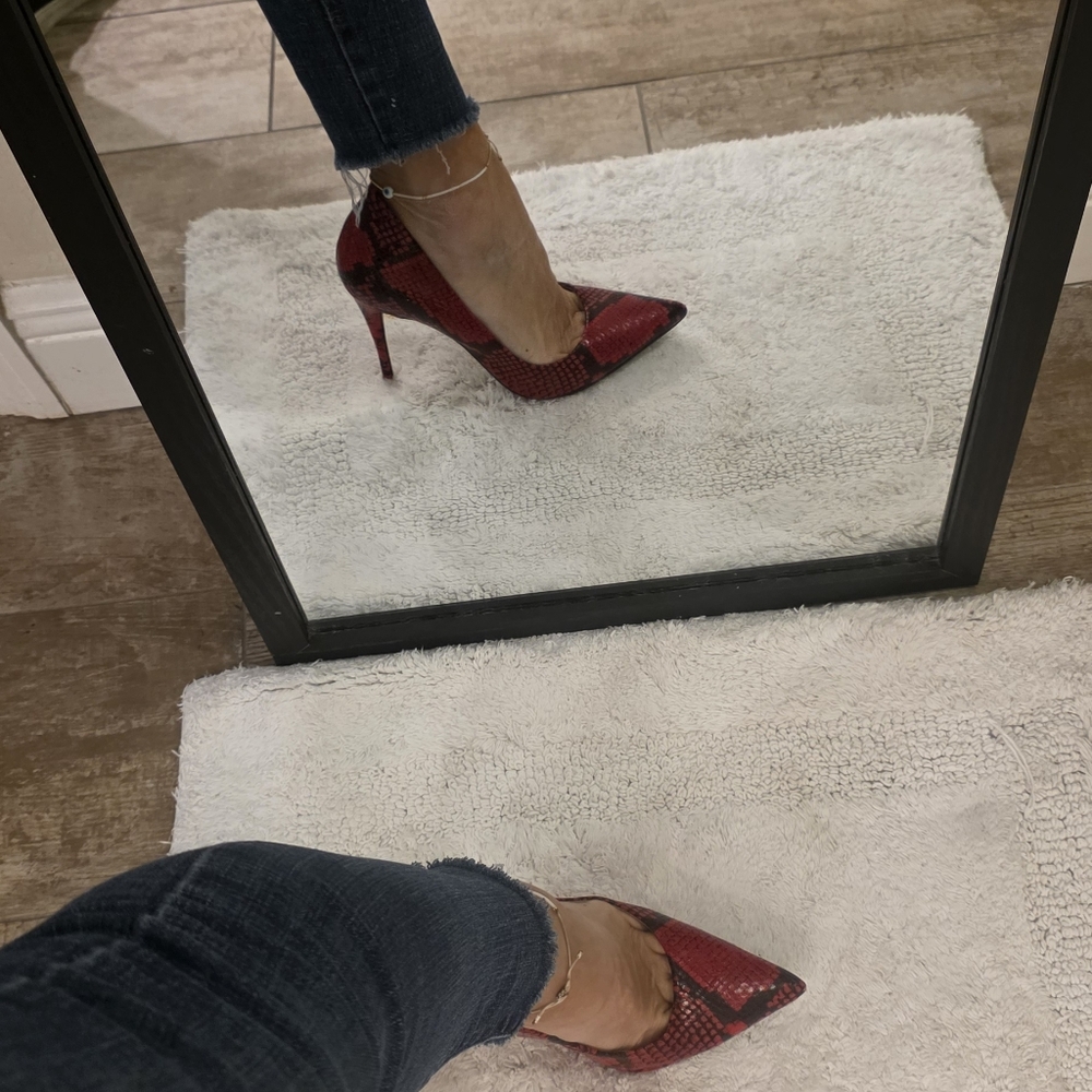 Aldo Python Pumps Leather. - image 7